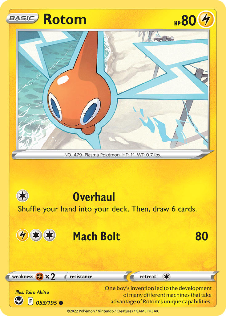 Rotom - Silver Tempest (Common) [SIT-053] English / Near Mint / Normal