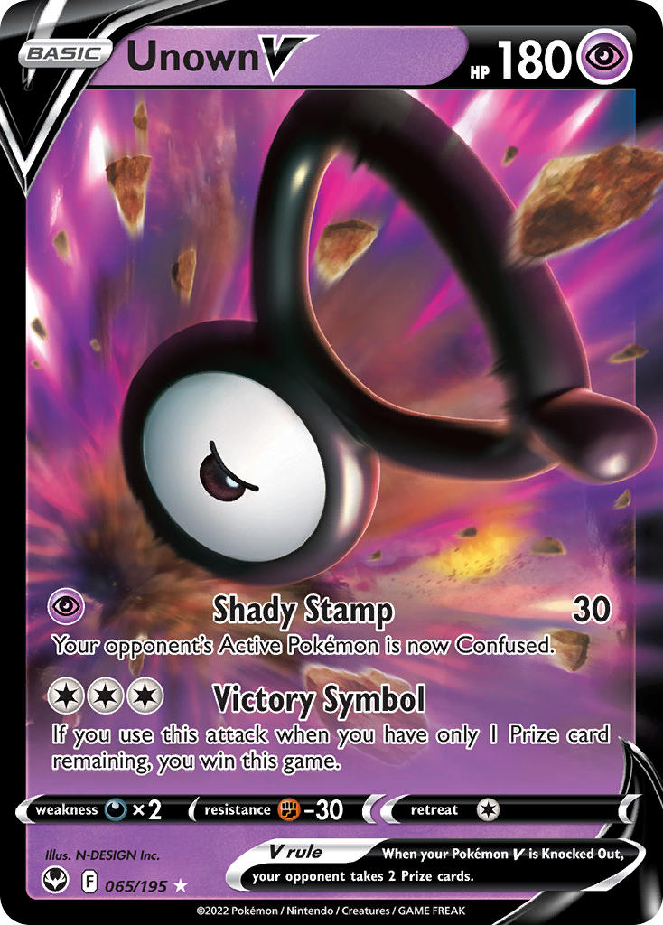 Unown V - Silver Tempest (Ultra Rare) [SIT-065] English / Near Mint / Normal