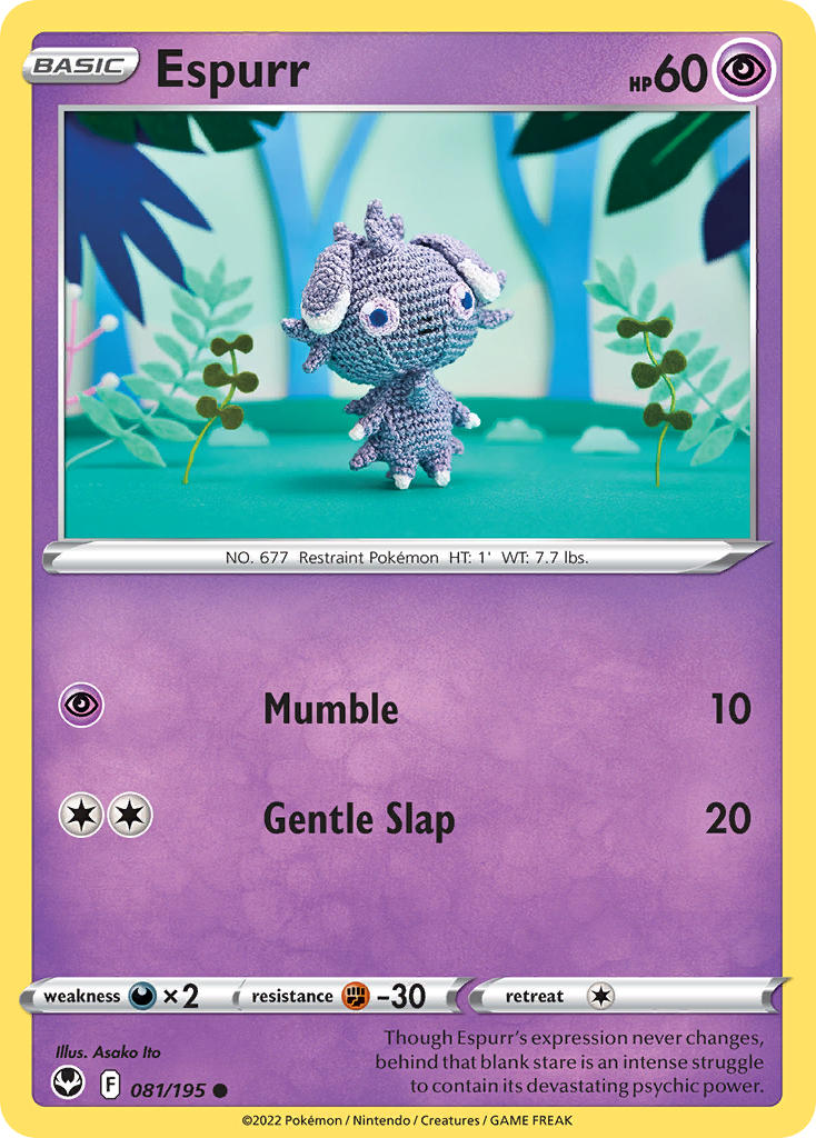 Espurr - Silver Tempest (Common) [SIT-081] English / Near Mint / Normal