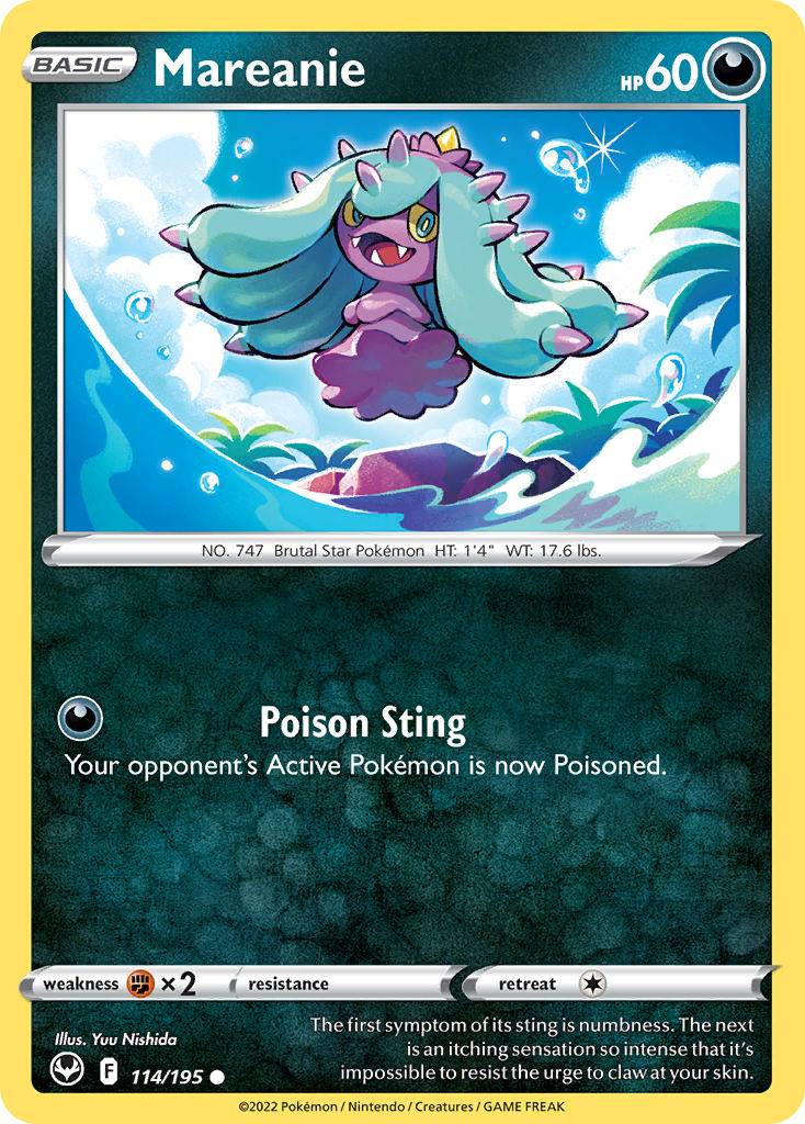 Mareanie - Silver Tempest (Common) [SIT-114] English / Near Mint / Normal