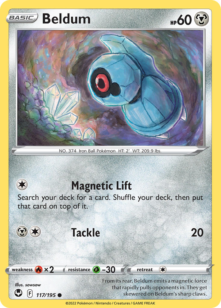Beldum - Silver Tempest (Common) [SIT-117] English / Near Mint / Normal