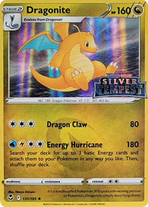 Dragonite Silver Tempest Set Stamp SIT-131 Kortspil
