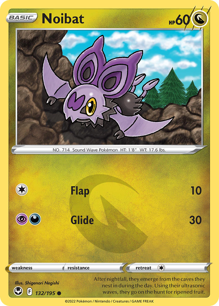 Noibat - Silver Tempest (Common) [SIT-132] English / Near Mint / Normal