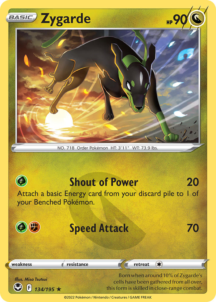 Zygarde - Silver Tempest (Rare) [SIT-134] English / Near Mint / Normal