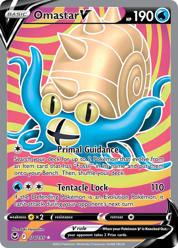 Omastar V - Silver Tempest (Ultra Rare) [SIT-174] English / Near Mint / Normal