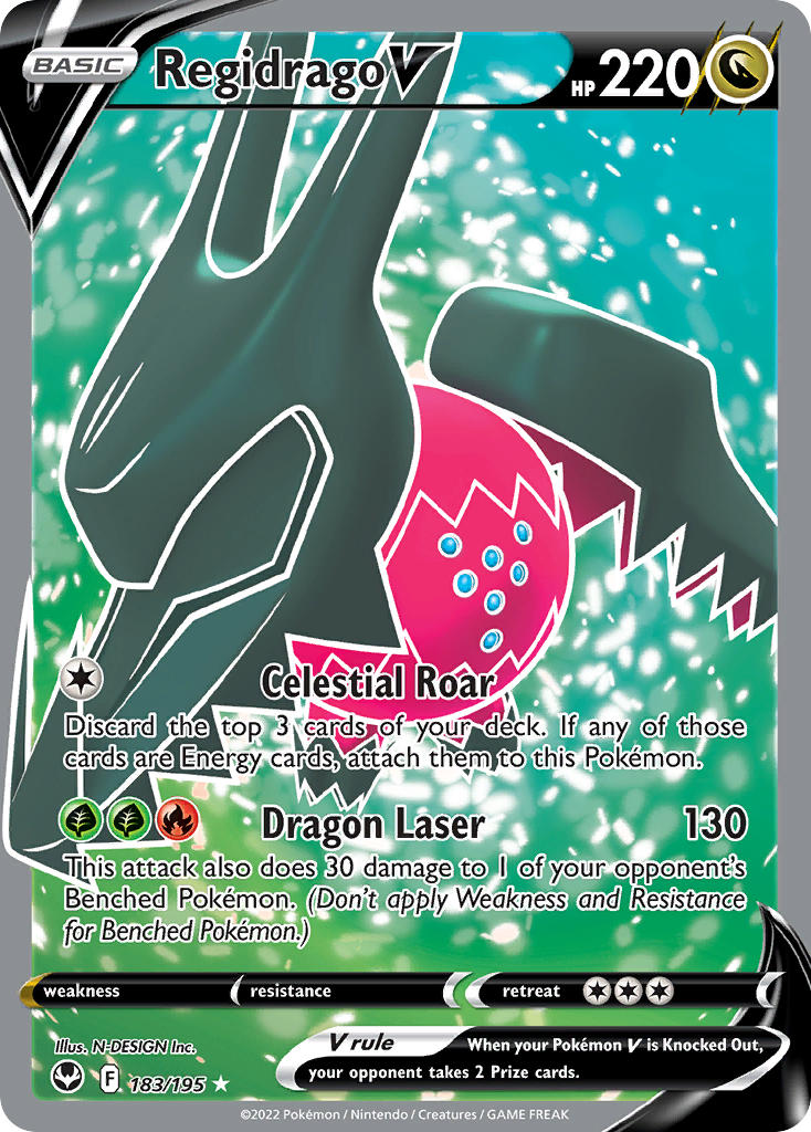 Regidrago V - Silver Tempest (Ultra Rare) [SIT-183] English / Near Mint / Normal