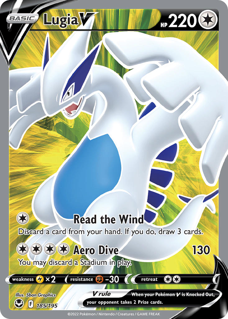Lugia V - Silver Tempest (Ultra Rare) [SIT-185] English / Near Mint / Normal