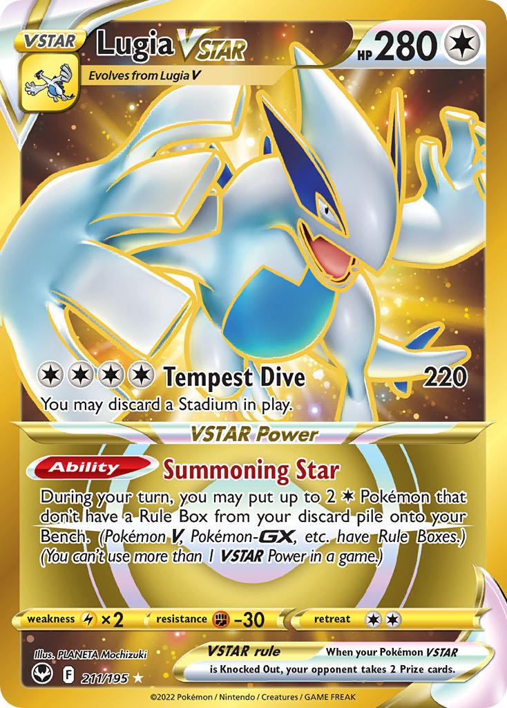 Lugia VSTAR - Silver Tempest (Secret Rare) [SIT-211] English / Near Mint / Normal