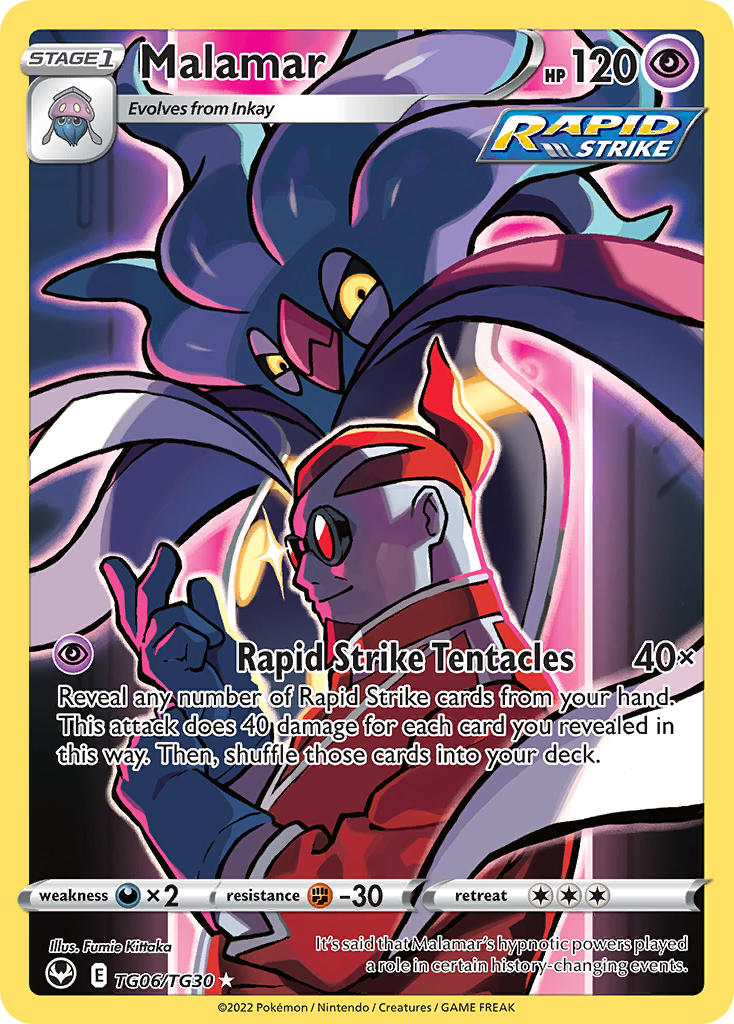 Malamar - Silver Tempest (Holo Rare) [SIT-TG06] English / Near Mint / Normal