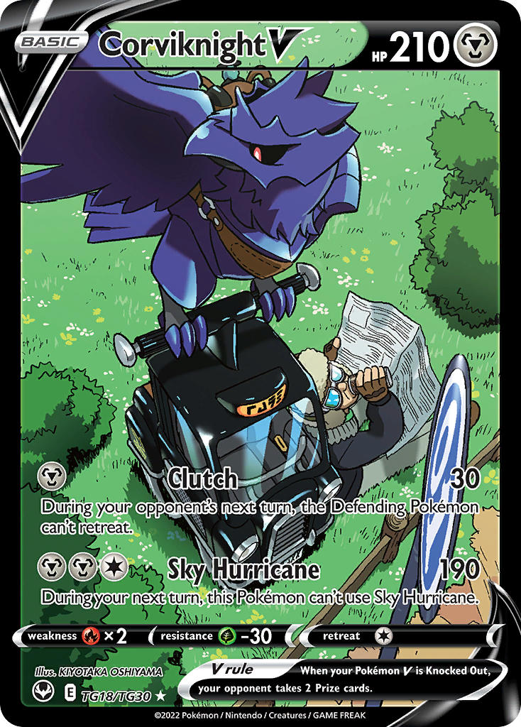 Corviknight V - Silver Tempest (Ultra Rare) [SIT-TG18] English / Near Mint / Normal