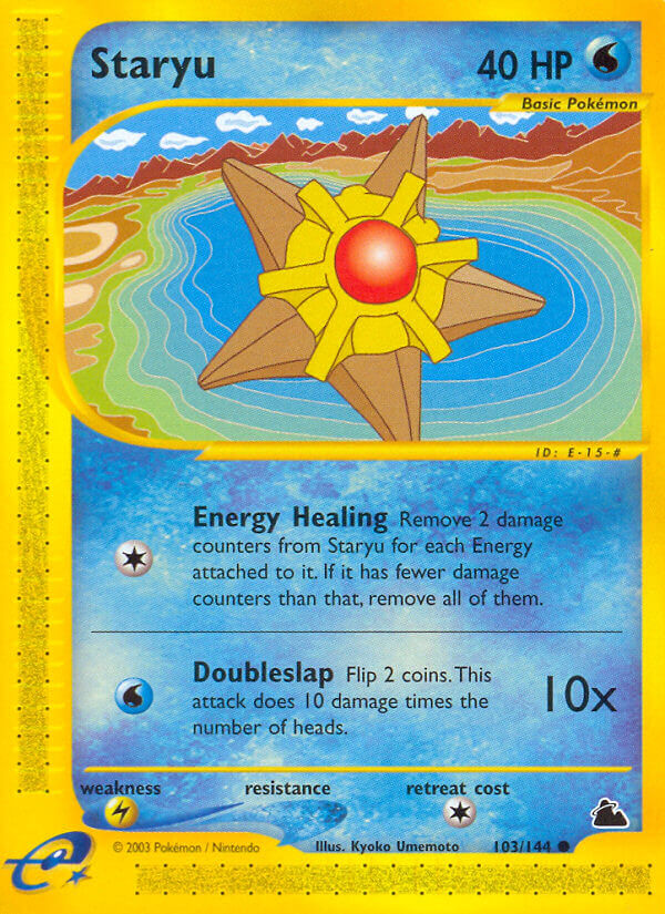 Staryu⁣ - Skyridge⁣ (Common)⁣ [103] English / Poor / Normal
