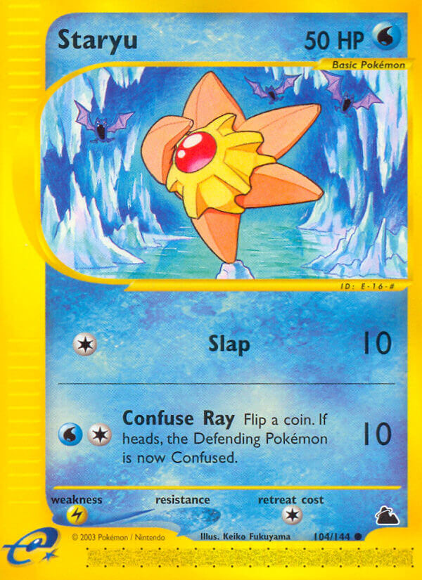 Staryu⁣ - Skyridge⁣ (Common)⁣ [104] English / Light Played / Normal
