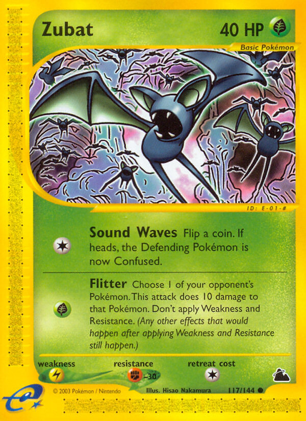 Zubat⁣ - Skyridge⁣ (Common)⁣ [117] English / Near Mint / Normal