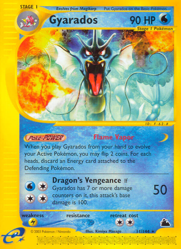 Gyarados⁣ - Skyridge⁣ (Rare)⁣ [11] English / Good / Normal