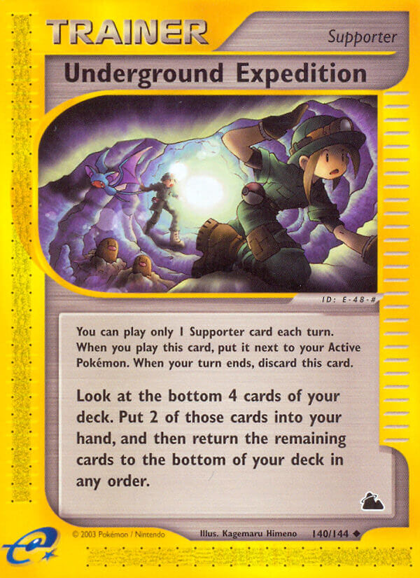 Underground Expedition⁣ - Skyridge⁣ (Uncommon)⁣ [140] English / Near Mint / Normal