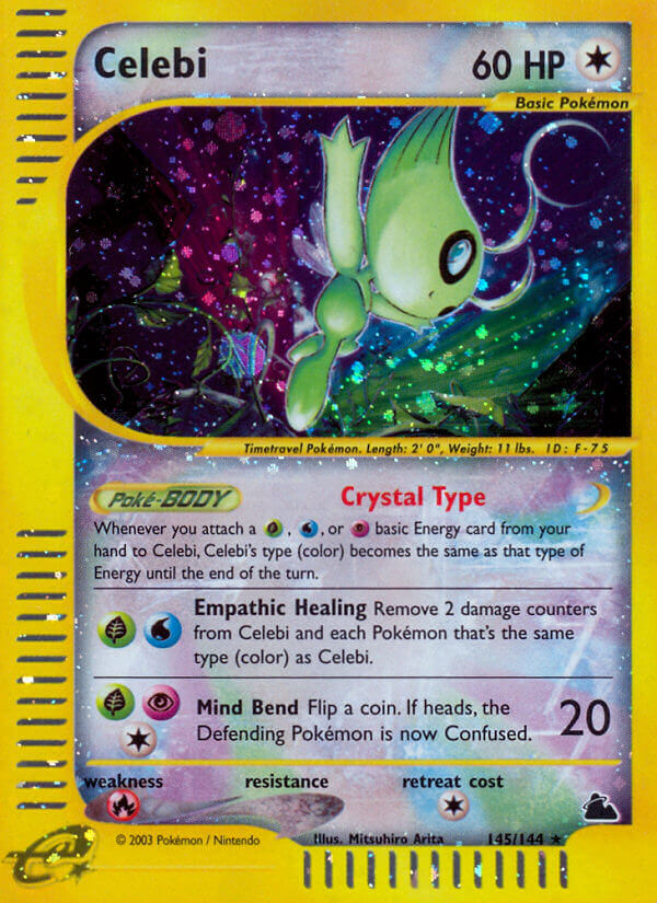 Celebi⁣ - Skyridge⁣ (Secret Rare)⁣ [145] English / Near Mint / Normal