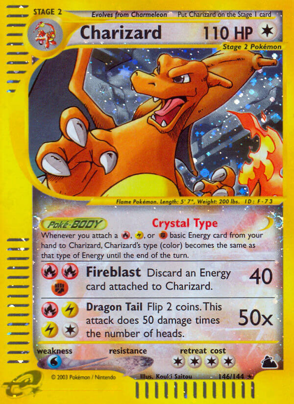 Charizard⁣ - Skyridge⁣ (Secret Rare)⁣ [146] English / Poor / Normal