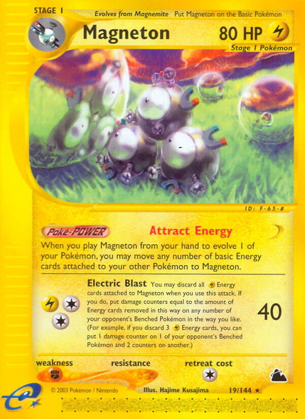 Magneton⁣ - Skyridge⁣ (Rare)⁣ [19] English / Near Mint / Normal