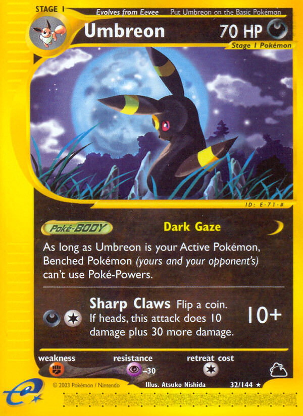 Umbreon⁣ - Skyridge⁣ (Rare)⁣ [32] English / Good / Normal
