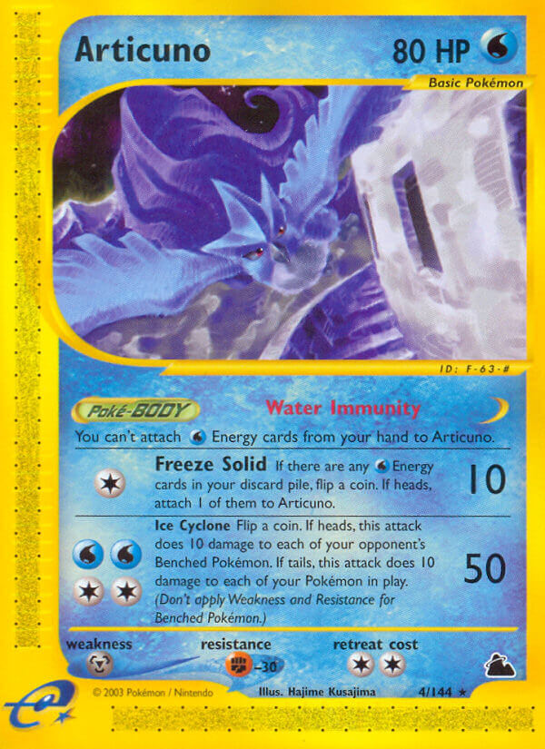 Articuno⁣ - Skyridge⁣ (Rare)⁣ [4] English / Poor / Normal