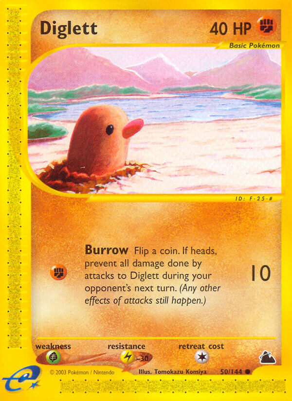 Diglett⁣ - Skyridge⁣ (Common)⁣ [50] English / Excellent / Normal