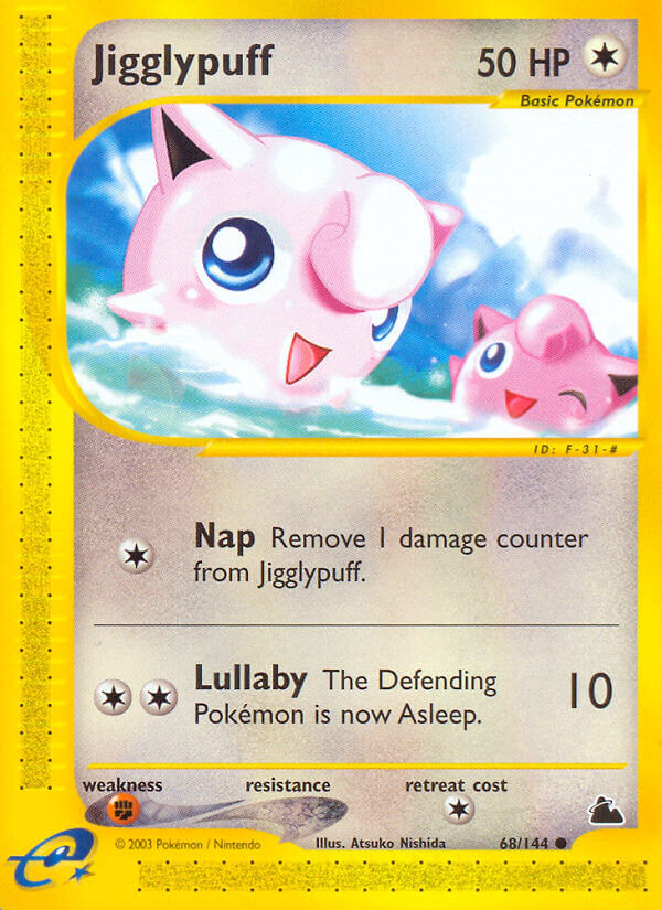 Jigglypuff⁣ - Skyridge⁣ (Common)⁣ [68] English / Light Played / Normal