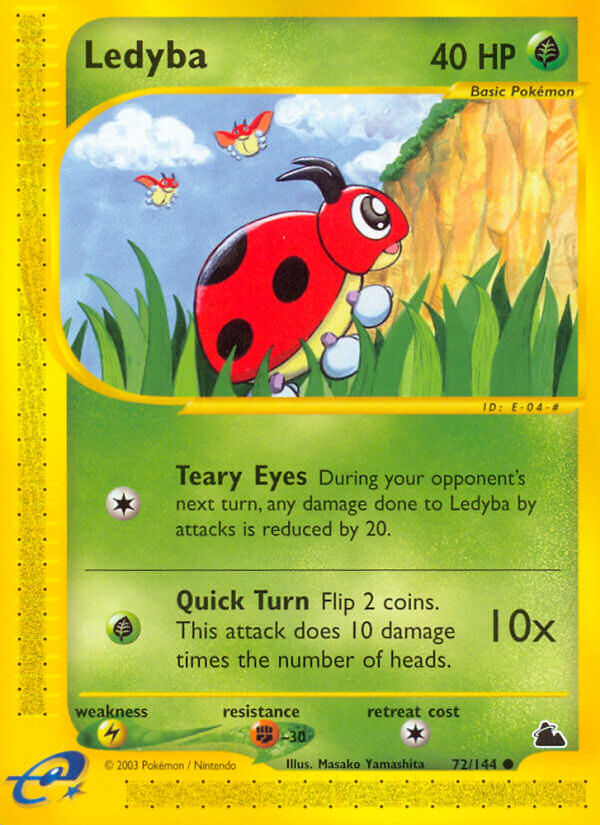 Ledyba⁣ - Skyridge⁣ (Common)⁣ [72] English / Excellent / Normal
