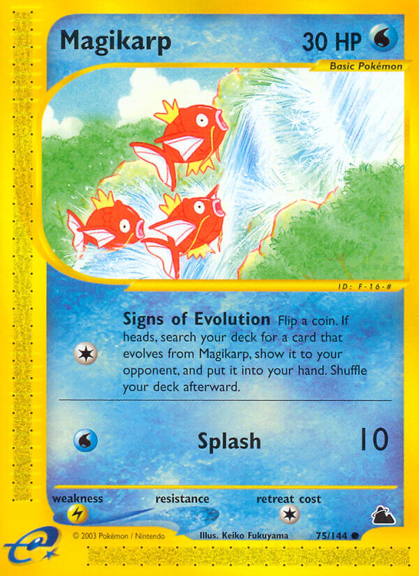Magikarp⁣ - Skyridge⁣ (Common)⁣ [75] English / Played / Normal