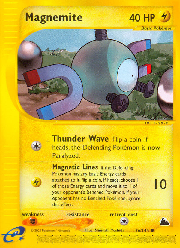 Magnemite⁣ - Skyridge⁣ (Common)⁣ [76] English / Near Mint / Normal