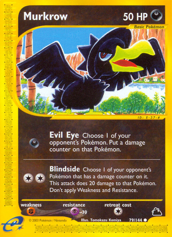Murkrow⁣ - Skyridge⁣ (Common)⁣ [79] English / Good / Normal