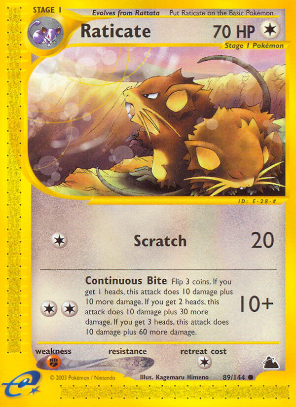Raticate⁣ - Skyridge⁣ (Common)⁣ [89] English / Near Mint / Normal