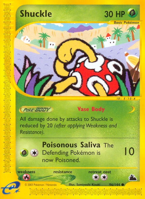 Shuckle⁣ - Skyridge⁣ (Common)⁣ [96] English / Light Played / Normal
