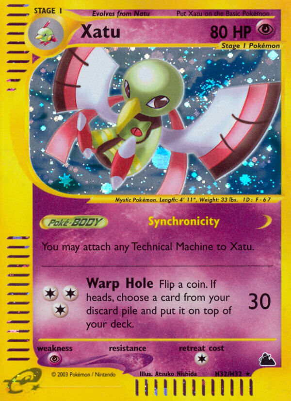 Xatu⁣ - Skyridge⁣ (Holo Rare)⁣ [H32] English / Near Mint / Normal