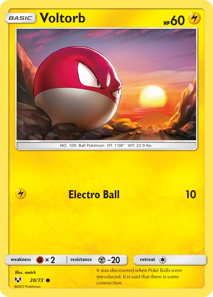 Voltorb - Shining Legends (Common) [SLG-30] English / Near Mint / Normal