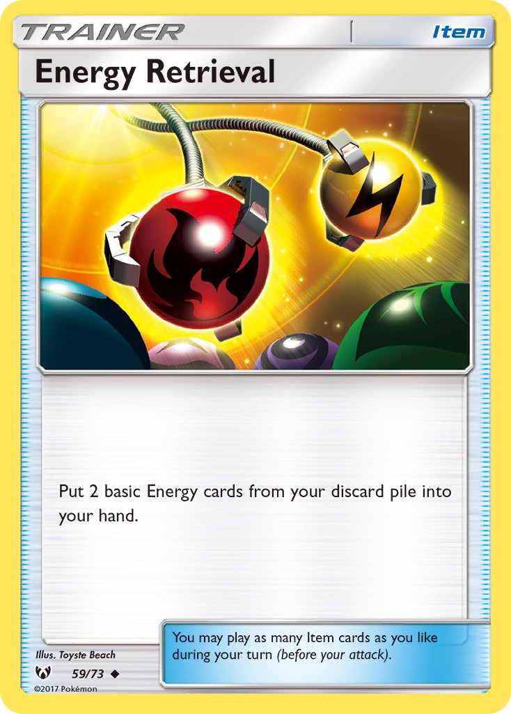 Energy Retrieval - Shining Legends (Uncommon) [SLG-59] English / Near Mint / Normal