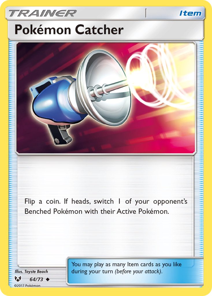Pokémon Catcher - Shining Legends (Uncommon) [SLG-64] English / Near Mint / Normal