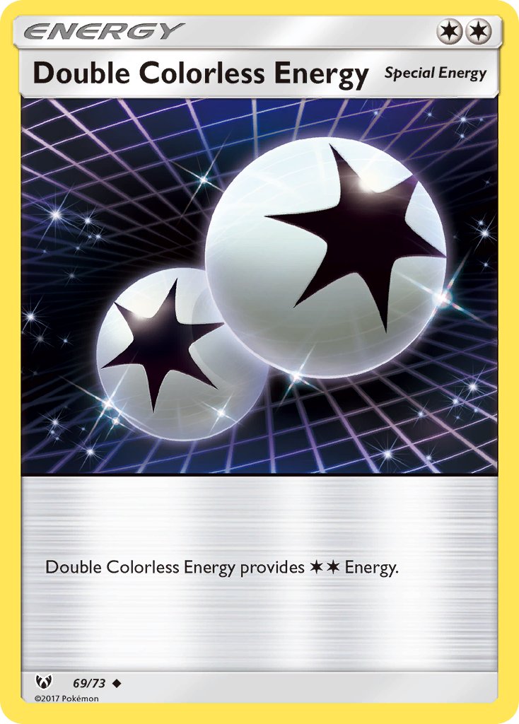 Double Colorless Energy - Shining Legends (Uncommon) [SLG-69] English / Near Mint / Normal