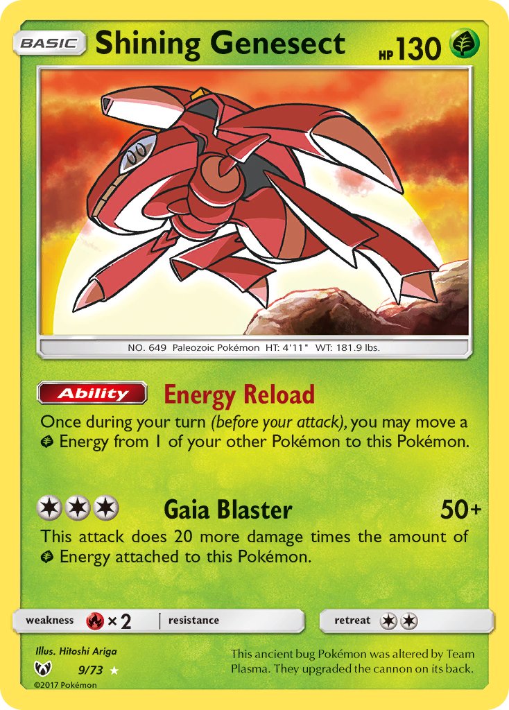 Shining Genesect - Shining Legends (Ultra Rare) [SLG-9] English / Near Mint / Normal