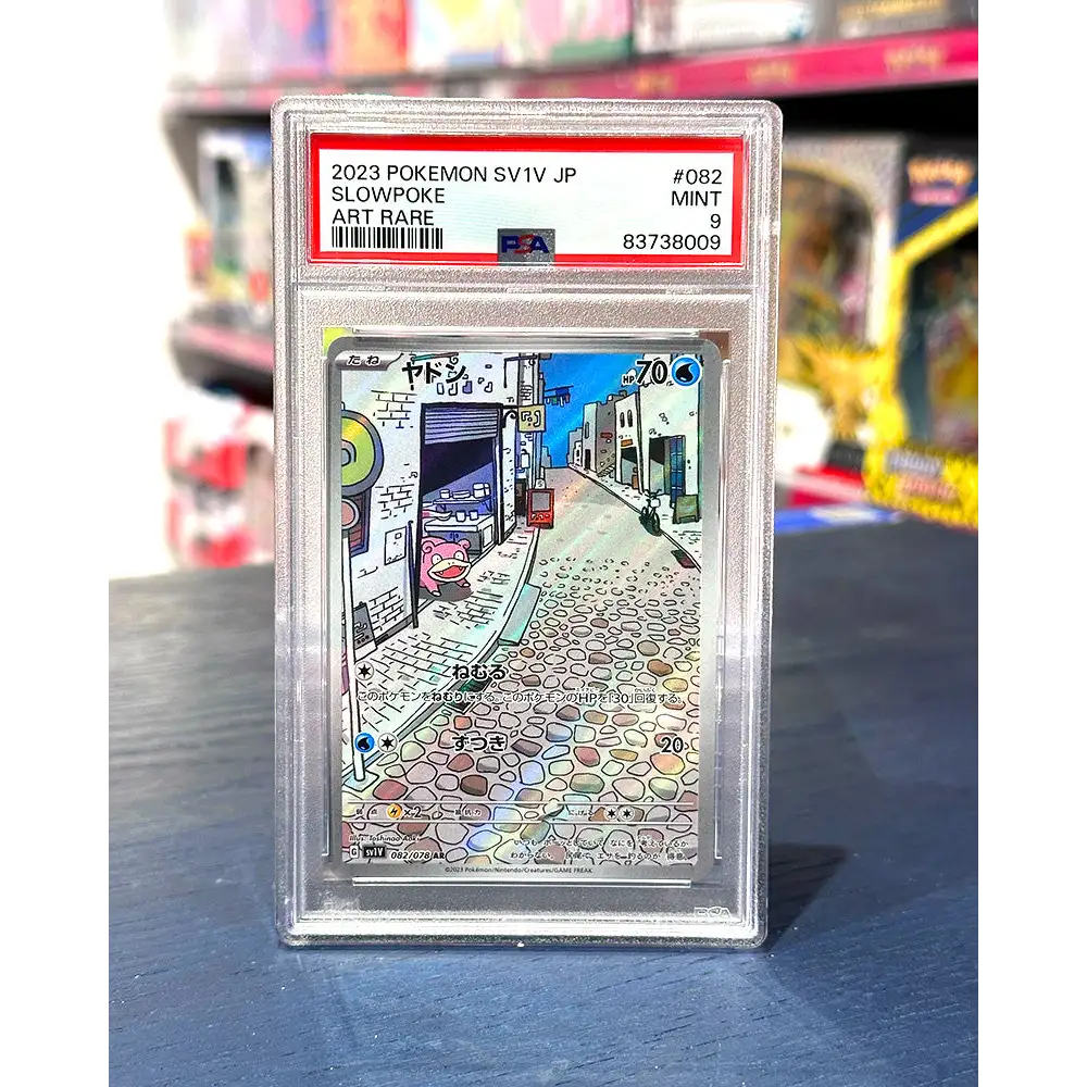 Slowpoke - Violet - 082 - PSA 9 - Graded Card