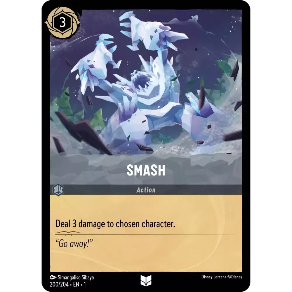 Smash (Uncommon) - 200/204 - Disney Lorcana Singles