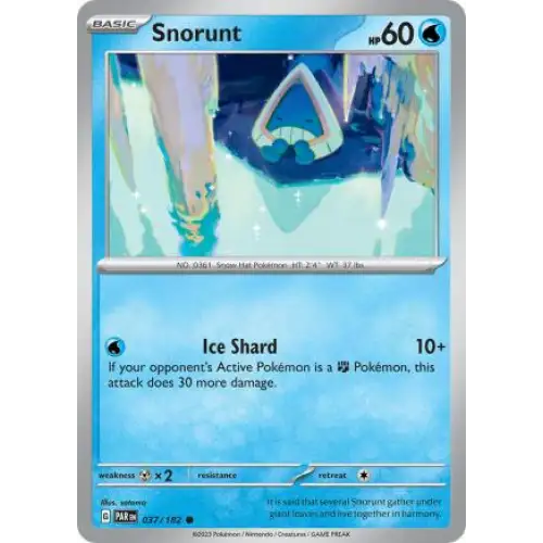 Snorunt - 037/182 - Enkeltkort