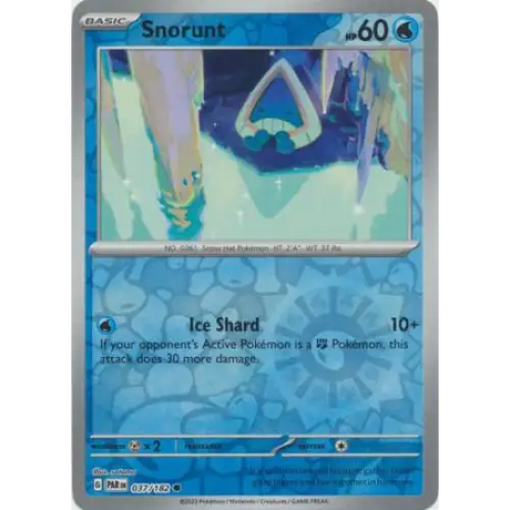 Snorunt - Reverse - 037/182 - Enkeltkort