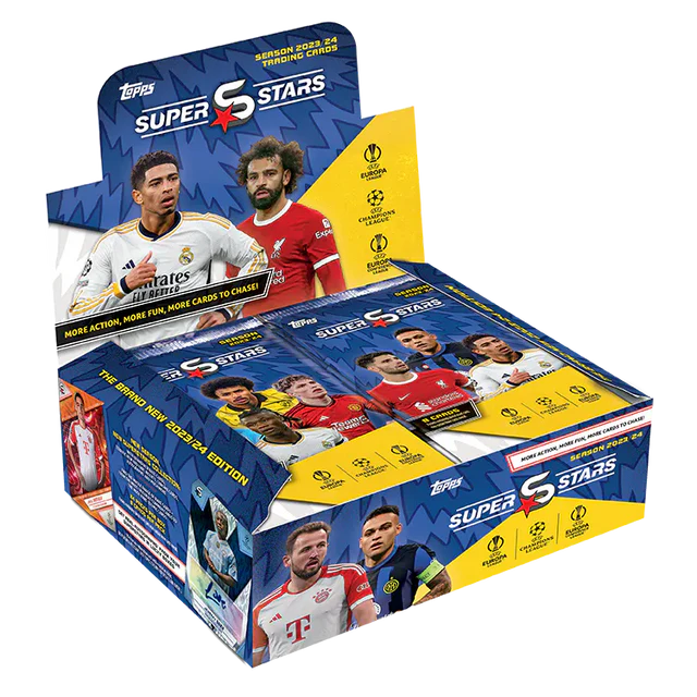 Topps: Fodboldkort - UCC Superstars 2023/24 - Booster Box