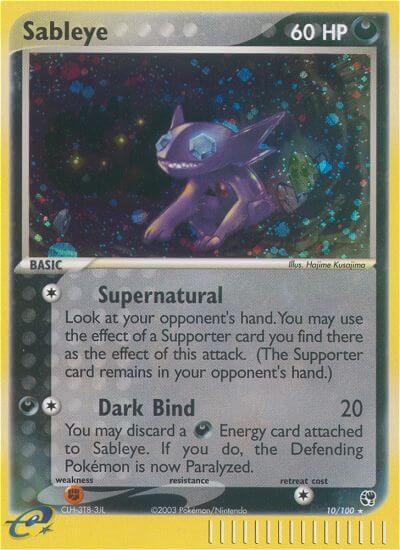 Sableye⁣ - EX Sandstorm⁣ (Holo Rare)⁣ [10] English / Excellent / Reverse-Holo Normal