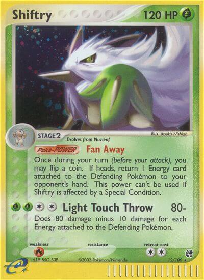 Shiftry (Fan Away)⁣ - EX Sandstorm⁣ (Holo Rare)⁣ [12] English / Good / Normal
