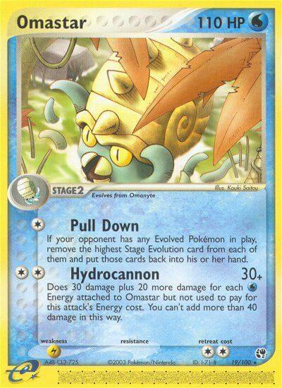 Omastar⁣ - EX Sandstorm⁣ (Rare)⁣ [19] English / Near Mint / Normal