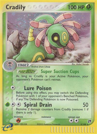 Cradily⁣ - EX Sandstorm⁣ (Holo Rare)⁣ [3] English / Played / Normal