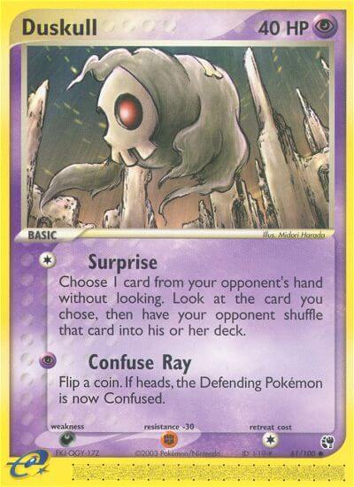 Duskull (Surprise)⁣ - EX Sandstorm⁣ (Common)⁣ [61] English / Near Mint / Reverse-Holo Normal