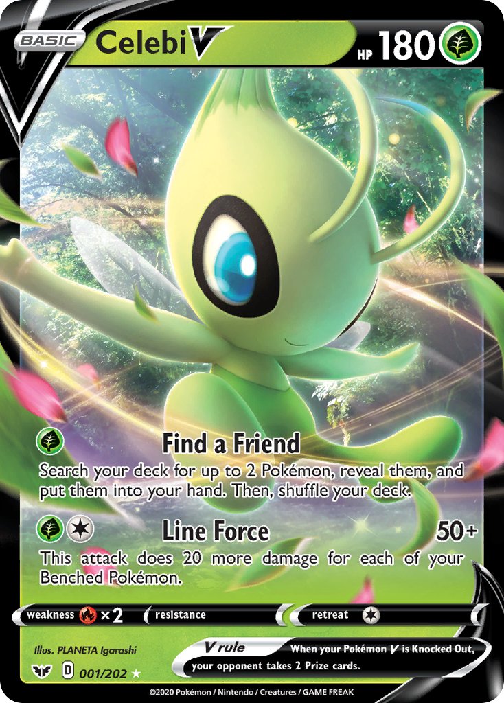 Celebi V - Sword & Shield (Ultra Rare) [1] Kortspil