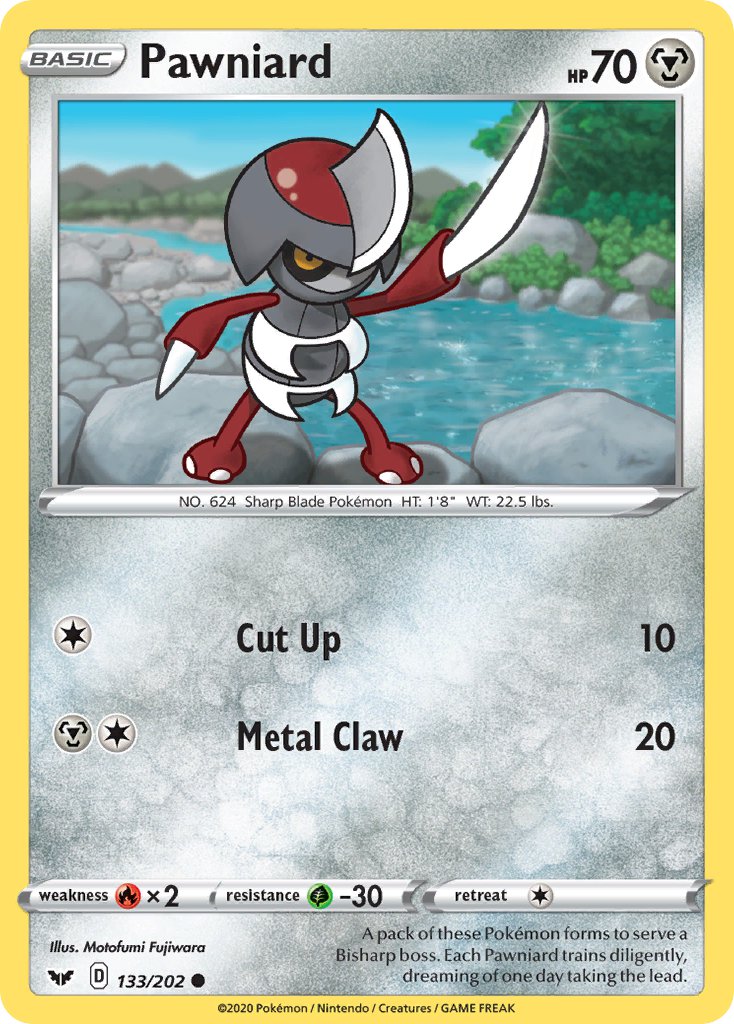 Pawniard⁣ - Sword & Shield⁣ (Common)⁣ [133] English / Near Mint / Reverse-Holo Normal